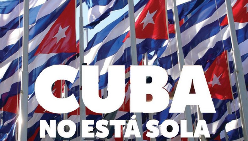 President Trump's decision to reinstate #Cuba on the State Sponsors of Terrorism List is an infamy and an affront to the truth. 

The world will continue to condemn the blockade of Cuba and demand that we be allowed to live in peace.

#CubaIsNotAlone

#TumbaElBloqueo