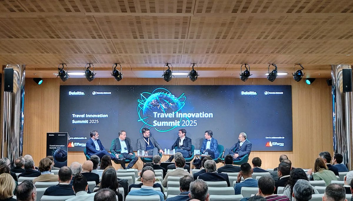 TravelC_online's tweet photo. We are at #TravelInnovationSummit 2025! 💪 

Manuel Aragones is attending the event to share insights about how Travel Compositor is driving innovation in the sector through our cutting-edge technology. 😁 https://t.co/sVuAYwzMeD
