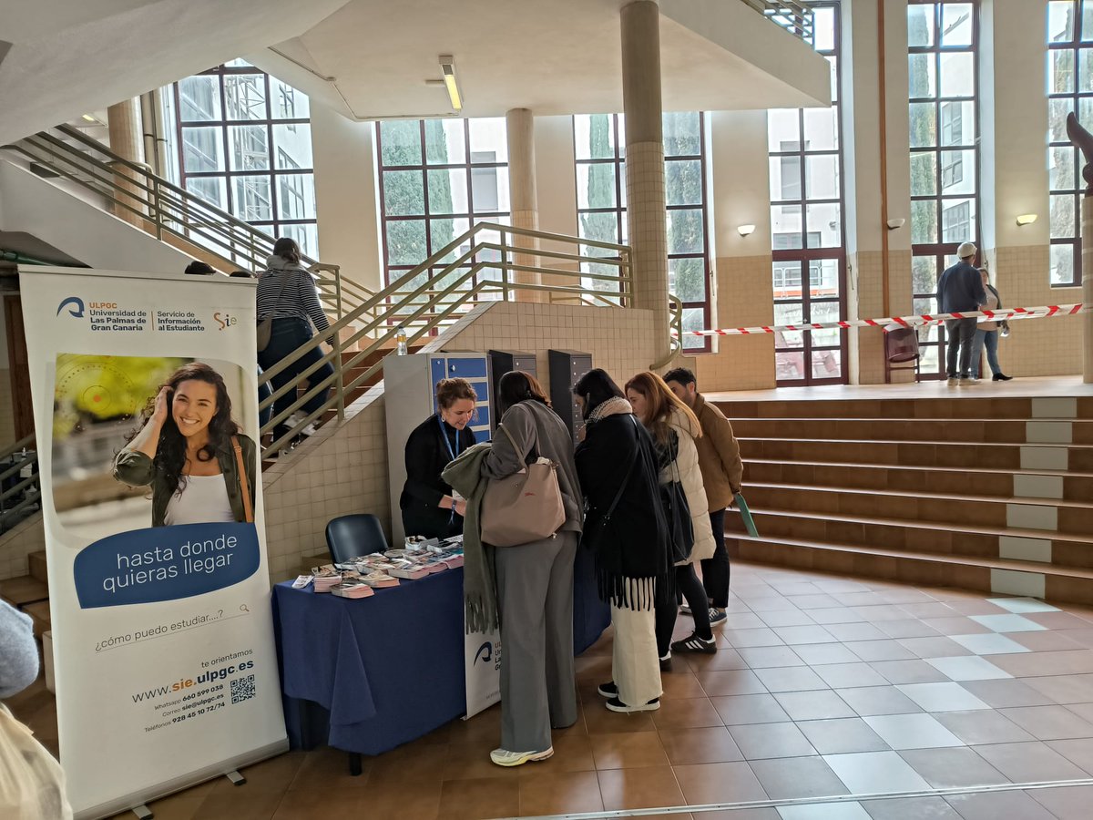 El SIE participa activamente en las Jornadas de Puertas Abiertas de la Universidad de La Laguna. Los días 21 y 22 de enero, entre las 9:00 y las 13:00 h., nuestros compañeros están a disposición de los futuros estudiantes universitarios para aclarar sus dudas sobre la ULPGC