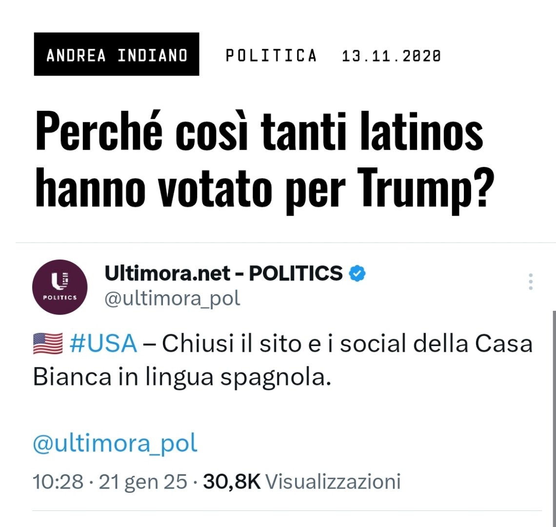 fawollo13's tweet photo. E il premio "Coglione™ del mese di Gennaio" se lo aggiudica la comunità di latinos del Stati Uniti.
#Trump #USA https://t.co/wYMmWT3mI5
