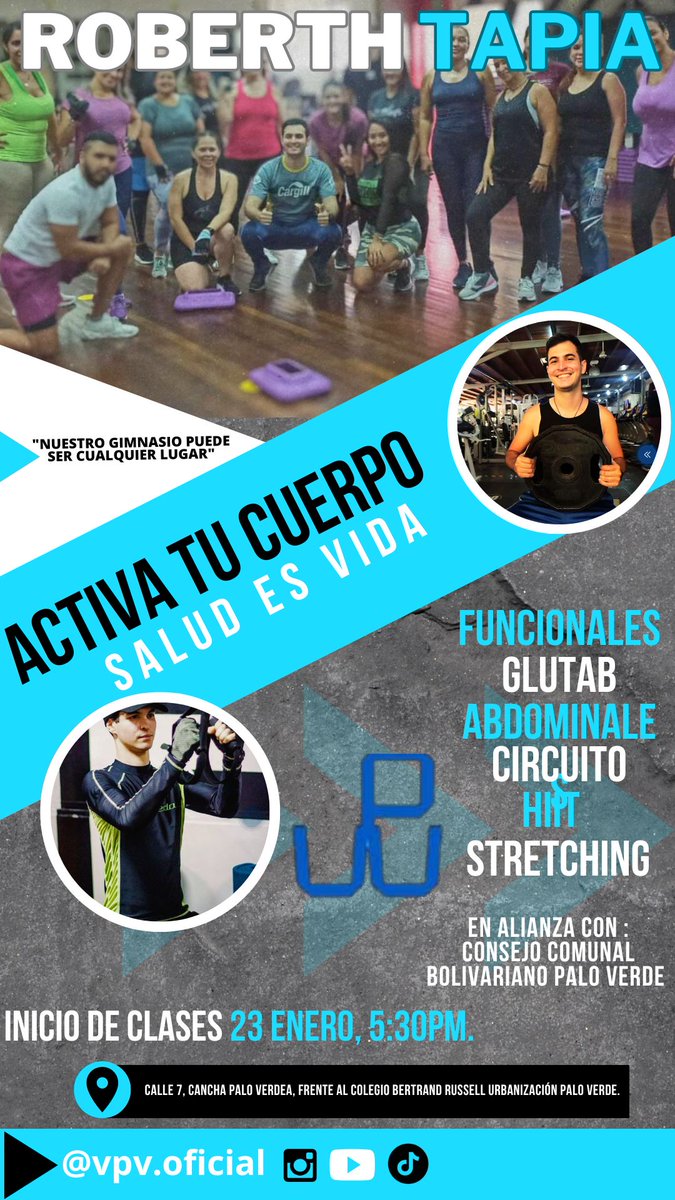 malaveluis02's tweet photo. @RedPaloVerde @LomasDelAvila @paloverde_lomas @PaloVerdeVecino @VECIN0PaloVerde 
Desde este #23Ene entrenamiento para toda la comunidad y desde el próximo #28Ene especial para todos los adultos mayores, totalmente GRATIS. Participa y corre la voz https://t.co/sLZW4Wcn8h