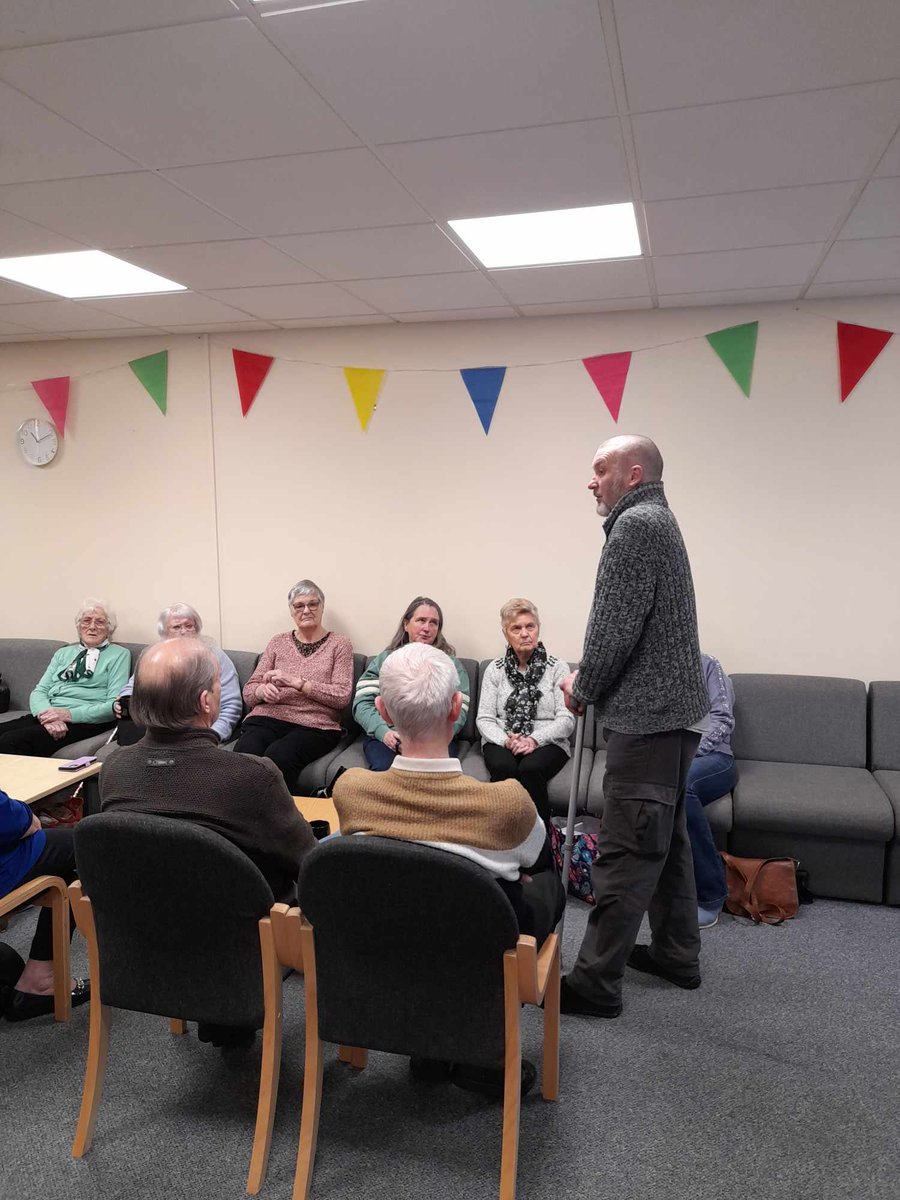 Today at our Support Group we had Colin Steel giving us an introduction on self defense moves, and a list of objects that our Adult Carers can use to defend themselves. 🥷🥋