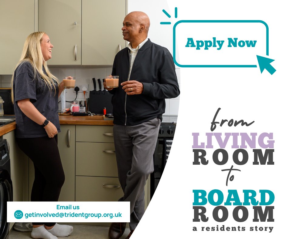 We need you!

We are recruiting for a new board member to help shape and improve Trident Group - and we are looking for someone who lives in one of our properties.

Apply here today: ow.ly/BjYn50UK4Je

Find out more: tridentgroup.org.uk/news/2025/1/21…