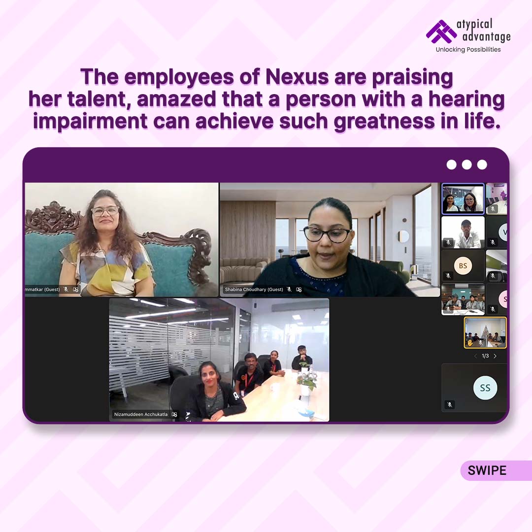 AtypicalAdv's tweet image. Magic That Speaks to the Heart!

Sheetal, one of India’s first hearing-impaired magicians, amazed her SHI colleagues at Nexus with her jaw-dropping tricks and inspiring journey.

Magic isn’t just tricks; it’s about bringing people together. 💙

#AtypicalAdvantage #InclusiveMagic