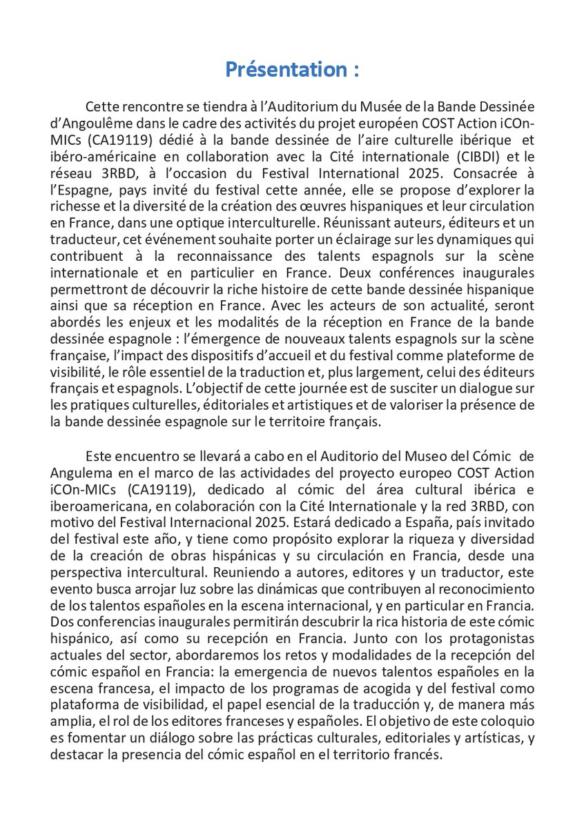 iCOn-MICS EU COST Action - CA19119 tweet media