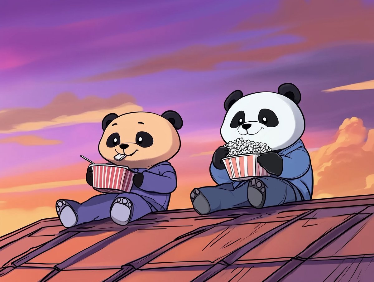 Pandas on Ape tweet media