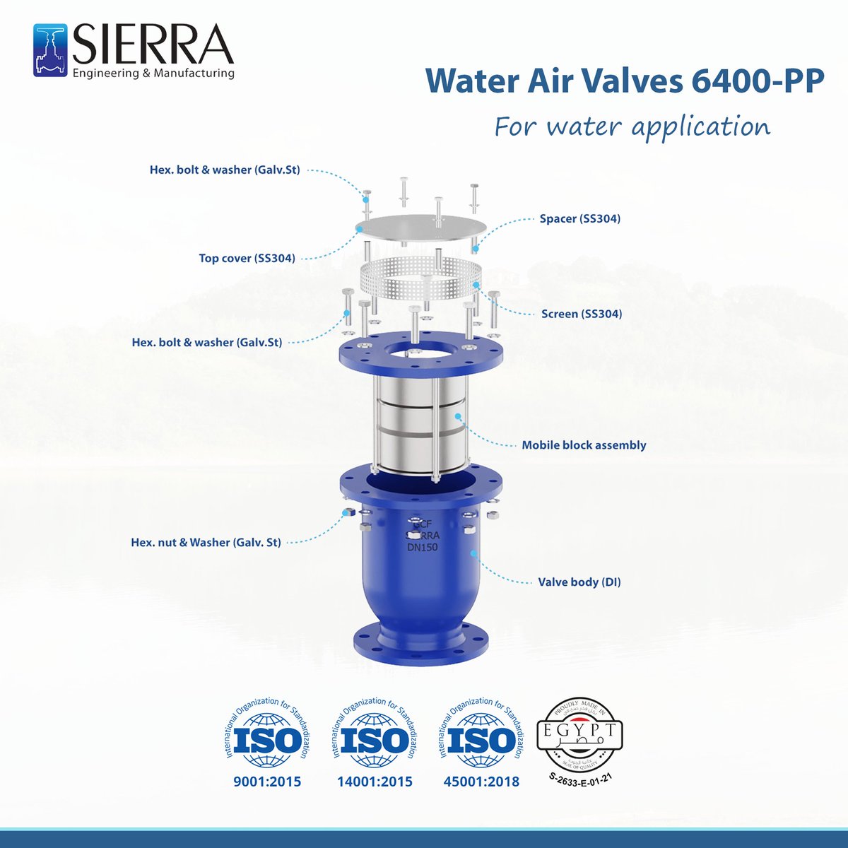 SIERRAEngineer1's tweet photo. Sierra water air valve series 6400-PP Are Hydromechanical devices designed to automatically release or admit air during pipeline filling, draining, or operation of a water pipeline or system.
#valves https://t.co/T2RBwNwo5s