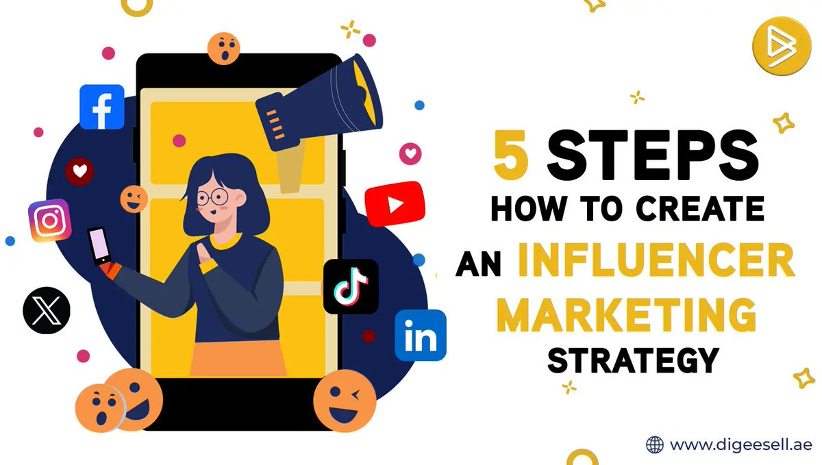 digeesell's tweet photo. 🌟 Boost your brand’s visibility with influencer marketing! Learn 5 winning strategies in our latest blog.

#InfluencerMarketing #DigitalMarketingTips #DigeeSell

Read full article: https://t.co/FsALQ2qdnw https://t.co/70utlVwQ0f