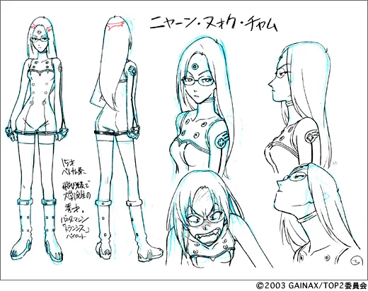そういえば、ジークアクスに出てくる「ニャアン」って名前、どこかで聞いたことあるなぁと思ったら、同じ鶴巻和哉監督のトップをねらえ2!に出てきたキャラだ!(※名前は微妙に違った)。
「ニャーン」の方はかなり不遇なキャラだったけど、「ニャアン」はどうなるか……。 