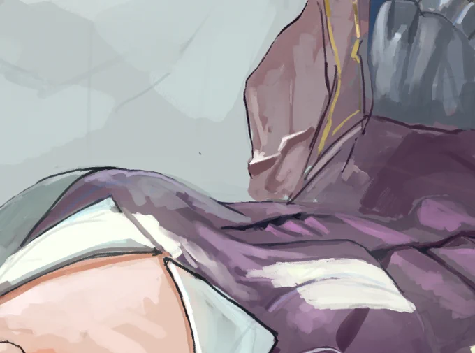 そろそろ丁寧めな一枚が欲しいので描き込んでる 