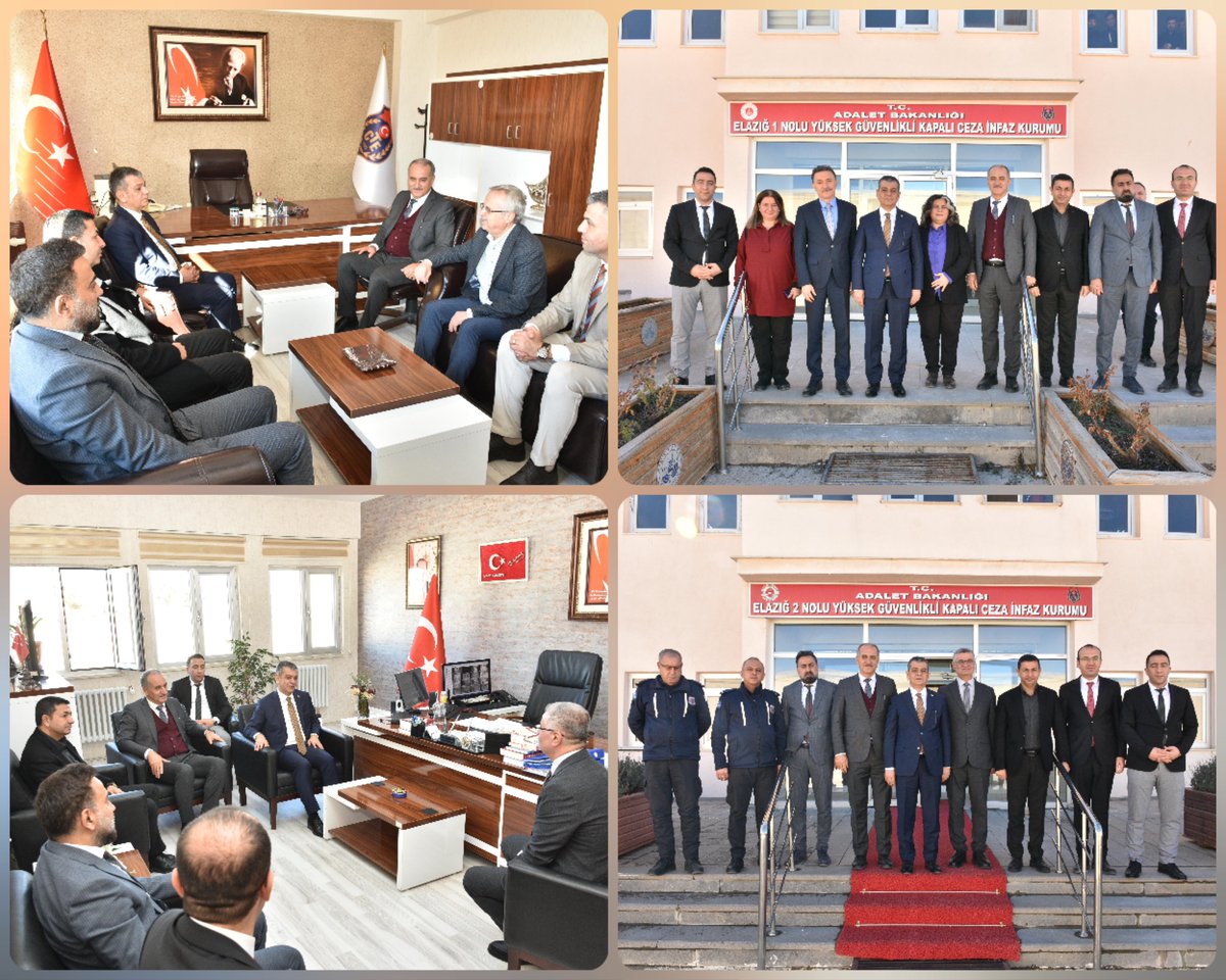 erolkeles23's tweet photo. Heyetimiz ile birlikte, Elazığ Kampüs Açık Cezaevi Müdürlüğü’nü ve Elazığ’da bulunan Kapalı Ceza İnfaz Kurumlarını ziyaret ettik.

Ziyaretimizde, kurum müdürleri ve kurum çalışanları ile bir araya gelerek sohbet ettik.

Nazik misafirperverlikleri için kendilerine teşekkür ediyor, görevlerinde kolaylıklar diliyorum.