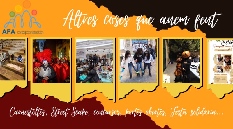 Descobreix l'AFA de la nostra escola. 
👉barcelonaconcepcionistas.es/ampa/