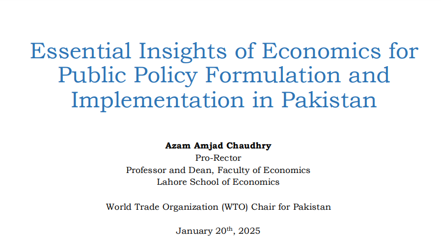 Innovate_Centre's tweet photo. Dr. Azam Chaudhry’s lecture at the National School of Public Policy emphasized key economic concepts for effective policymaking. He discussed elasticity’s role in trade, the impact of constraints like low export growth on GDP, and the value of evidence-based policies. https://t.co/iyPywrE7Xw