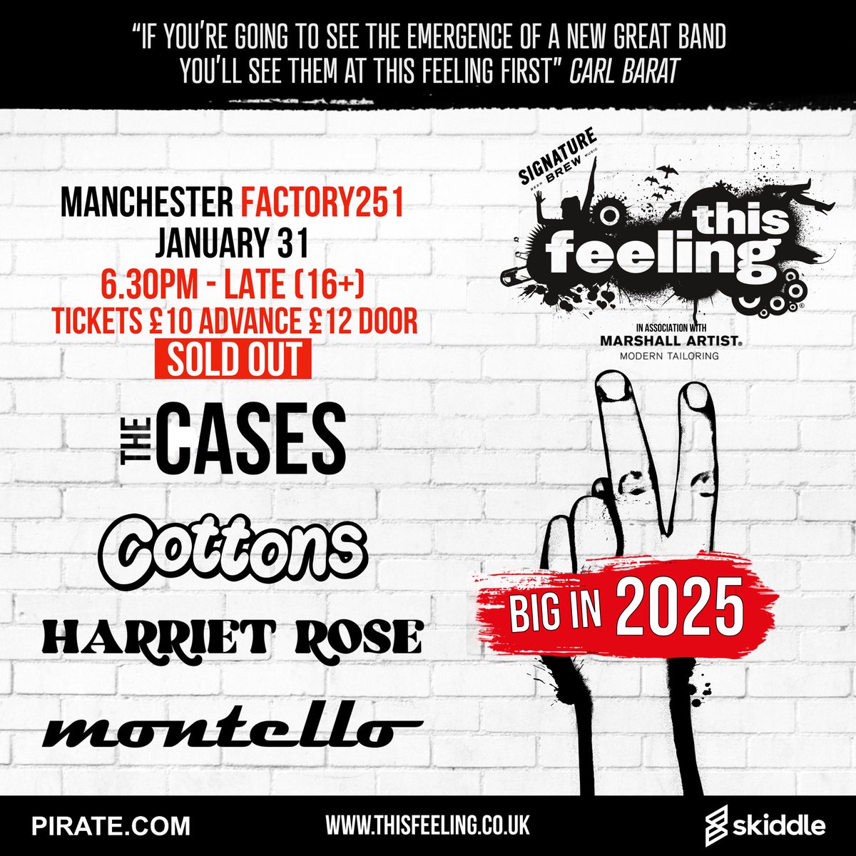 Cottons (@cottons_band) on Twitter photo Manchester is SOLD OUT! What a way to start the year, letโs have it! Still some tickets left for our Derby headliner with <a href="/This_Feeling/">This Feeling</a> on February 15th, announcement on this shortly ๐ Manchester is SOLD OUT! What a way to start the year, letโs have it! Still some tickets left for our Derby headliner with <a href="/This_Feeling/">This Feeling</a> on February 15th, announcement on this shortly ๐