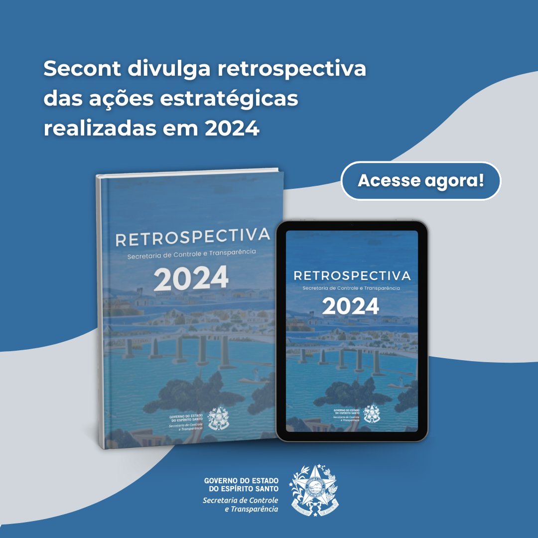 SecontES's tweet photo. A retrospectiva das ações estratégicas realizadas pela Secont em 2024 já está no ar! 📖

O balanço reúne as iniciativas realizadas pela Secretaria ao longo do ano passado. 👏 

📲 Acesse o documento: https://t.co/CxlSDtVh7n https://t.co/cqL6zjKTdm