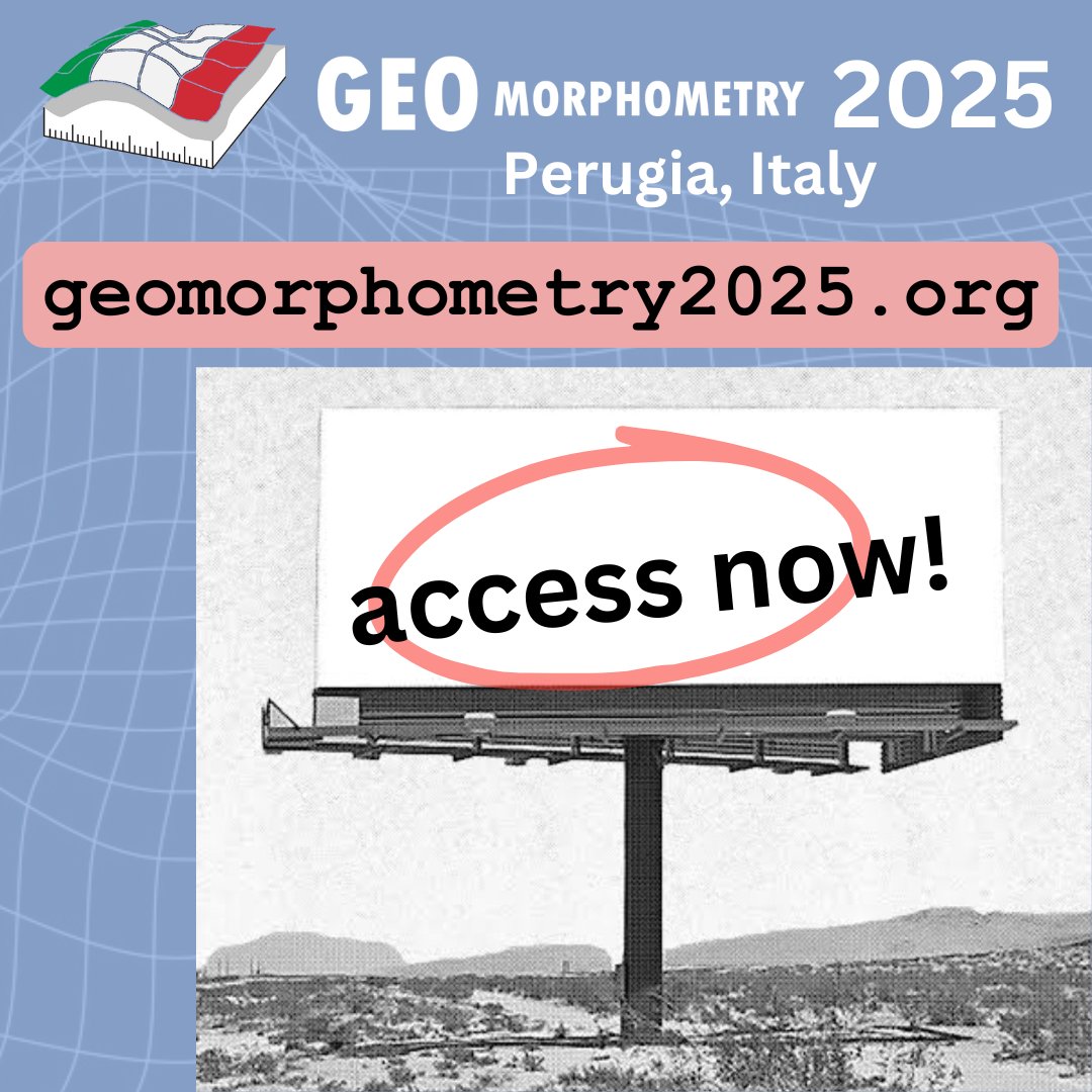 Massimiliano Alvioli (@massialvioli) on Twitter photo geomorphometry2025.org
#geomorphometry #srtm #dem #gis #remotesensing #science #italy #perugia #meeting #arcgis #qgis #grassgis #saga #whitebox #python #r #julia
<a href="/CNR_IRPI/">CNR IRPI</a>
<a href="/CNRsocial_/">CNR Consiglio Nazionale delle Ricerche</a>
<a href="/CNRDTA/">CNR-DTA</a>
<a href="/UniperugiaNews/">Università degli Studi di Perugia</a> geomorphometry2025.org
#geomorphometry #srtm #dem #gis #remotesensing #science #italy #perugia #meeting #arcgis #qgis #grassgis #saga #whitebox #python #r #julia
<a href="/CNR_IRPI/">CNR IRPI</a>
<a href="/CNRsocial_/">CNR Consiglio Nazionale delle Ricerche</a>
<a href="/CNRDTA/">CNR-DTA</a>
<a href="/UniperugiaNews/">Università degli Studi di Perugia</a>