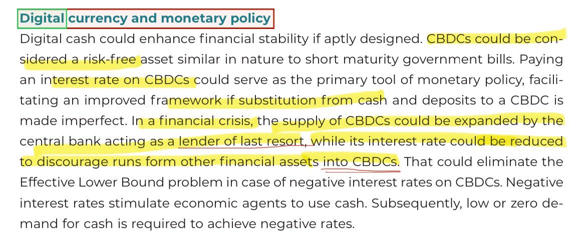 T20 (G20 Think Tank)

The CBDC’s are being positioned to act as the LENDER OF LAST RESORT during a crisis.  

You’re already being onboarded, and most have no idea.  The bulk of the people will be onboarded during the next black swan (crisis)