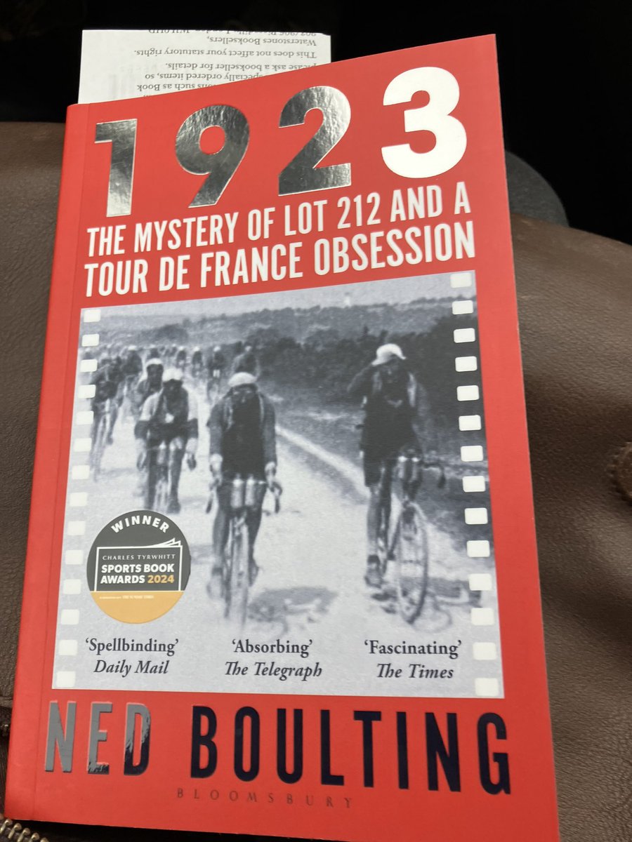 Having read and enjoyed immensely “How I won the Green Jumper “ I am looking forward to this one. <a href="/nedboulting/">Ned Boulting 🏳️‍⚧️</a> <a href="/letour_uk/">Le Tour de France UK</a>