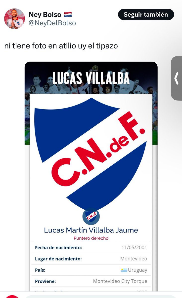 decanocom's tweet photo. Ahora si; Lucas Villalba tiene foto en el Atilio 😂😂😂 https://t.co/eHym7zMAWZ