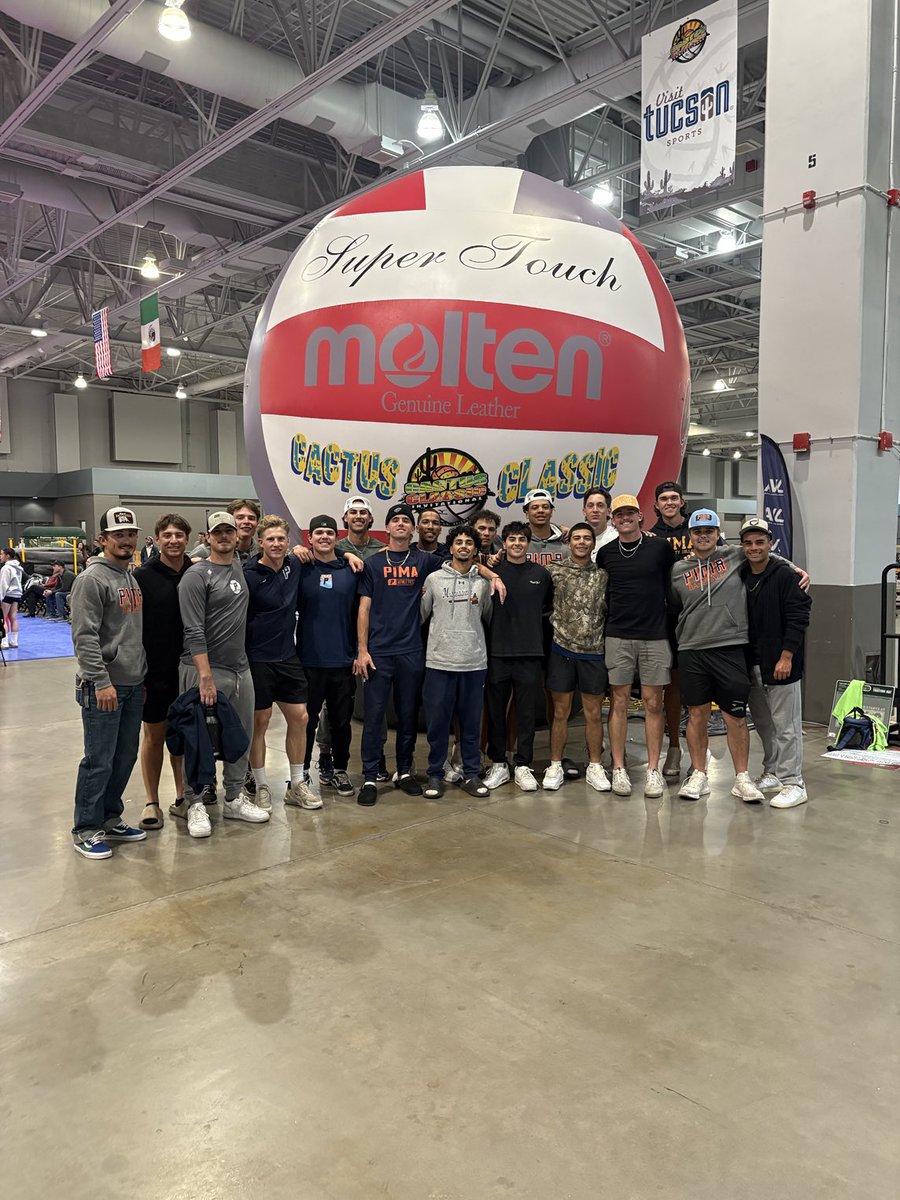 BaseballPima's tweet photo. Finished up our community service event helping break down the volleyball courts for @clubcactusvb #Aztecs2025 https://t.co/k4c5sQrk0W