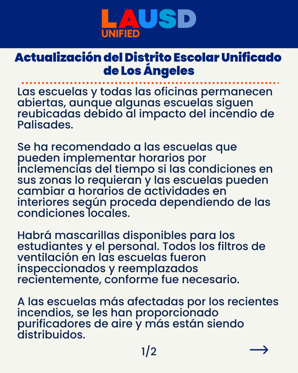 Los Angeles Unified tweet media