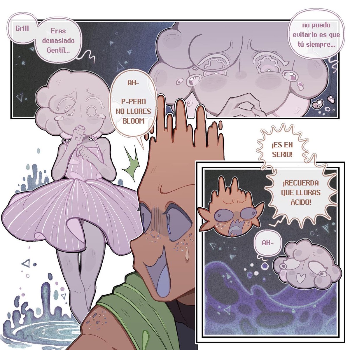 Mememak04554938's tweet photo. Hi hi gente ✨

Seguimos con sus preguntas, para los que extrañaban el dúo de Besties en acción , que son shipeados por el 98% de ustedes si mal no recuerdo, pero en fin 😂

#undertale #Underson #undertaleau #mememakerart #comic #myart #digitalart #grill https://t.co/vLhWXJSXWF