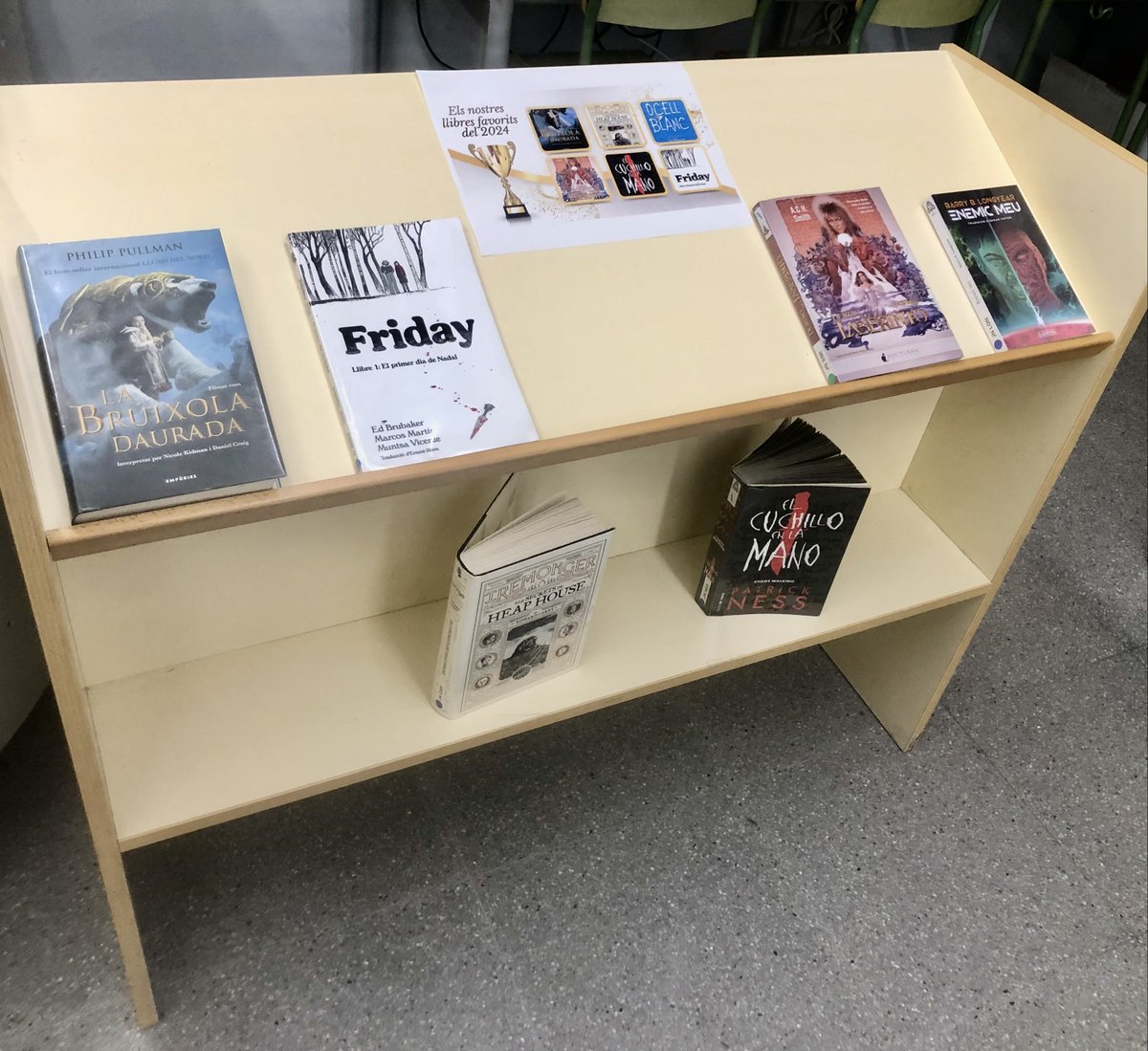 BIBimroig's tweet photo. 📚✨ Descobreix les 6 lectures favorites del  nostre bibliotecari durant el 2024!   
Quins són els teus? 📖💭   
#BibliotecaEscolar 📚😊   

@Ins_M_Roig  @Monts_Roig_Afa https://t.co/F0oPoB7H6A