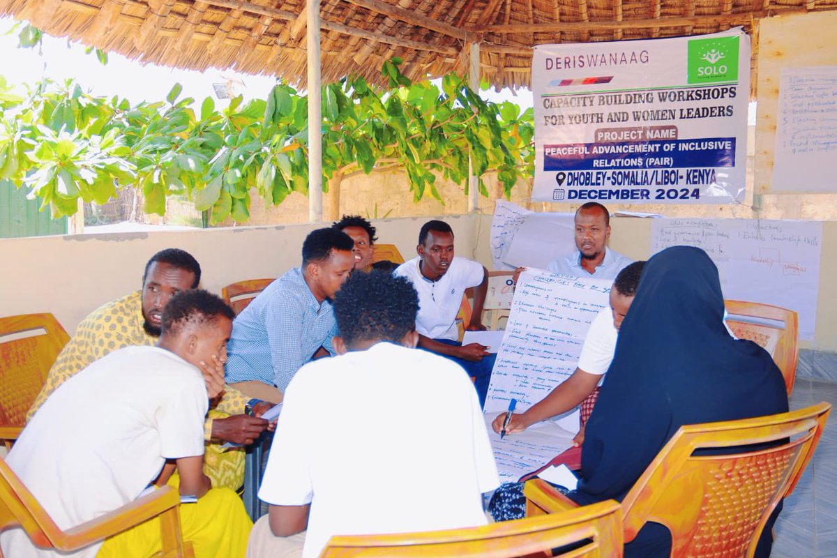 SOLO_EastAfrica's tweet image. A transformative 4-day Capacity Building Workshop facilitated by SOLO, targeting youth and women leaders in #Dhobley and #Liboi ended at a high note when participants committed to use the skills in bringing positive change in their communities! 

This workshop was designed to