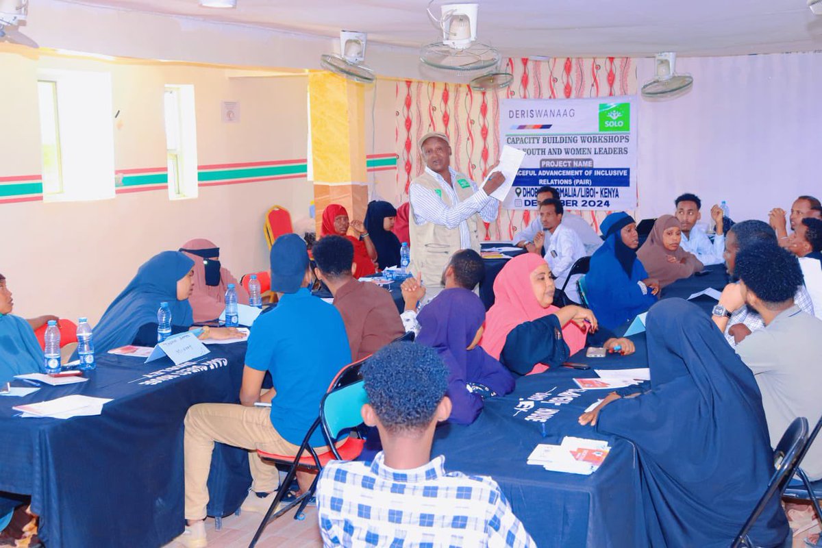 SOLO_EastAfrica's tweet image. A transformative 4-day Capacity Building Workshop facilitated by SOLO, targeting youth and women leaders in #Dhobley and #Liboi ended at a high note when participants committed to use the skills in bringing positive change in their communities! 

This workshop was designed to