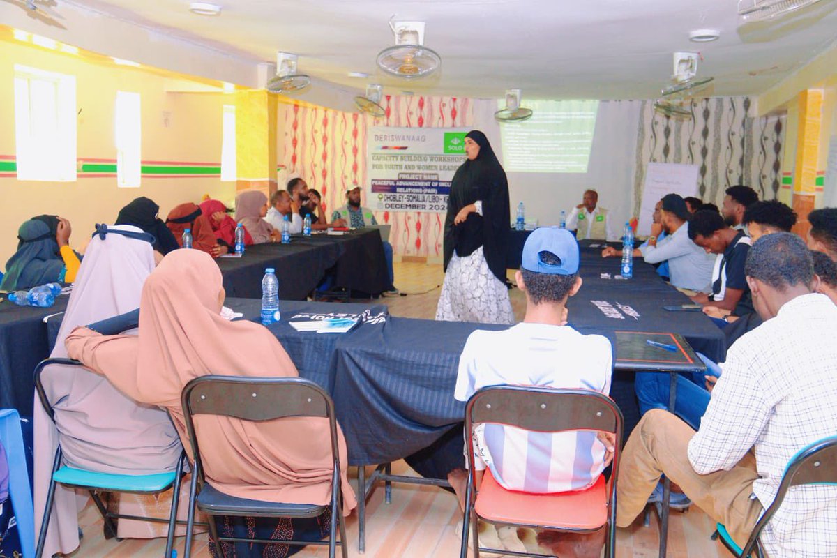 SOLO_EastAfrica's tweet image. A transformative 4-day Capacity Building Workshop facilitated by SOLO, targeting youth and women leaders in #Dhobley and #Liboi ended at a high note when participants committed to use the skills in bringing positive change in their communities! 

This workshop was designed to