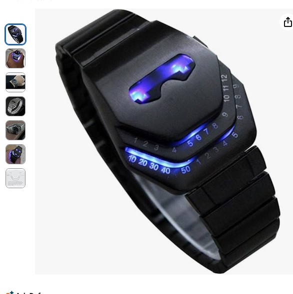 LisaFashionFit's tweet photo. "Men's Snake Head Design Watch with Blue LED display, blending unique style and functionality. A cool and amazing gadget for trendsetters!"
#SnakeHeadWatch
#CoolGadgetsForMen
#LEDWatches
#Amazon
#paglariders
Amazon - https://t.co/TH1VpqJcJf https://t.co/MoeZ2Sgnu5