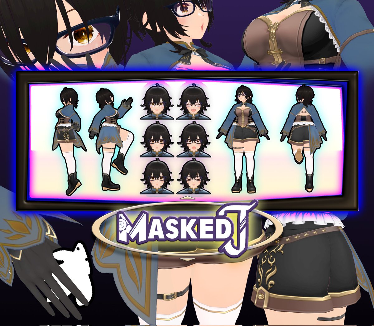 MaskedJ ⚙️Steampunk⚙️ Vtuber tweet media