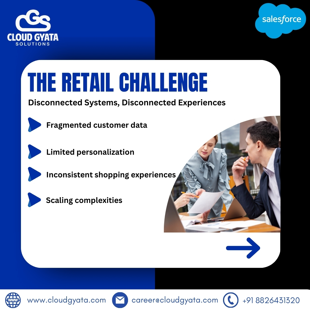 cloudgyata's tweet image. Unlock the Future of Retail with Salesforce Customer 360! 🚀

Boost your retail business with seamless operations, personalized experiences, and unmatched insights. Let Cloud Gyata Solutions elevate your success with tailored CRM solutions! 🌟
