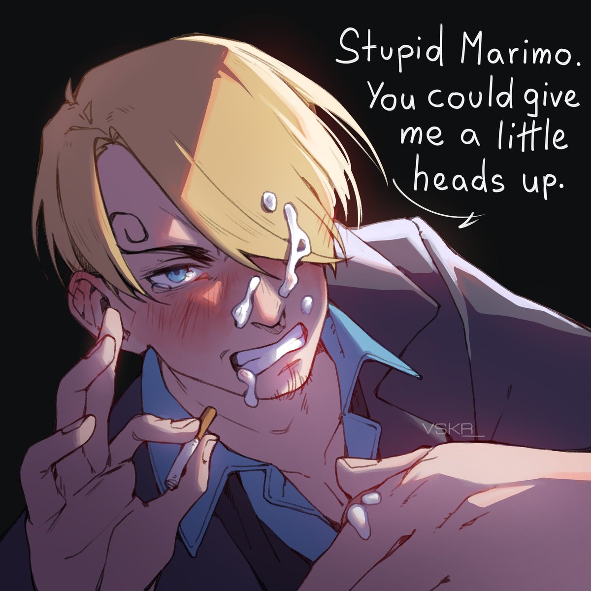 Sketch from last year i did for Zoro's birthday 💛💚

#zosan #sanzo