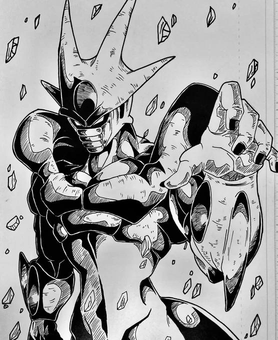 昔描いたクウラの絵見つけた
なんか思ってたよりまともなの描いてた() 