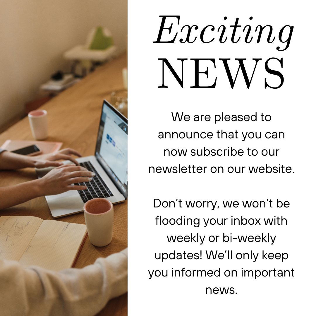 BroermannAward's tweet photo. We are pleased to announce that you can now subscribe to our newsletter to stay updated on important news
Sign up on our website &amp; receive updates and news in your inbox.
#news #newsletter #update #signup https://t.co/w757TGM44u