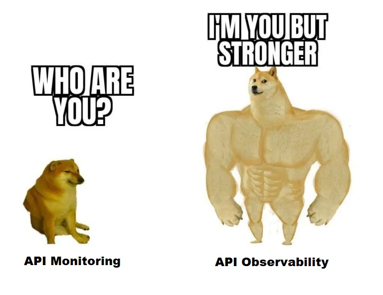 API Monitoring: Who are you?

API Observability: I’m you, but stronger.

Understand the difference at:
rb.gy/6rzkzs