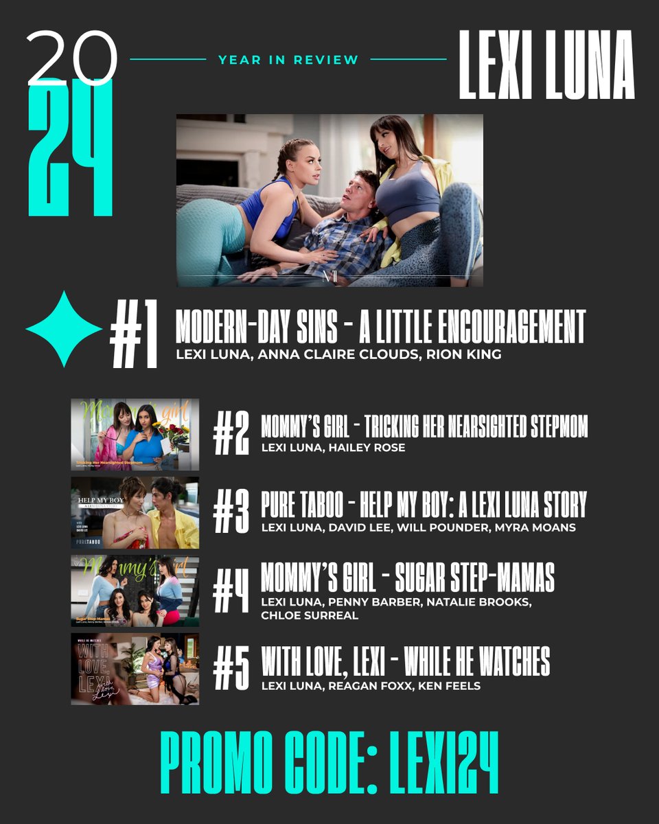 Forget Spotify, this is the year in review you've been waiting for (plus a little treat when you use the code at adultti.me/LexiLuna)