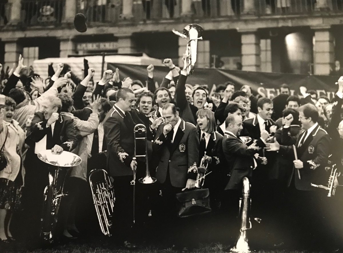 Did you know? In the 1850s a series of brass band contests took place to near capacity crowds at The Piece Hall. The Piece Hall was also used as a backdrop for the 1996 Ewan McGregor film, Brassed Off, which was written and directed by our patron Mark Herman.

📷 Mark Herman