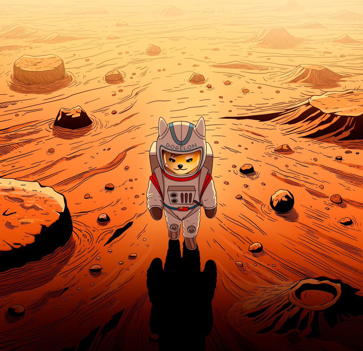 DogelonMars's tweet image. One dream. 

One mission. 

Making Mars our home.