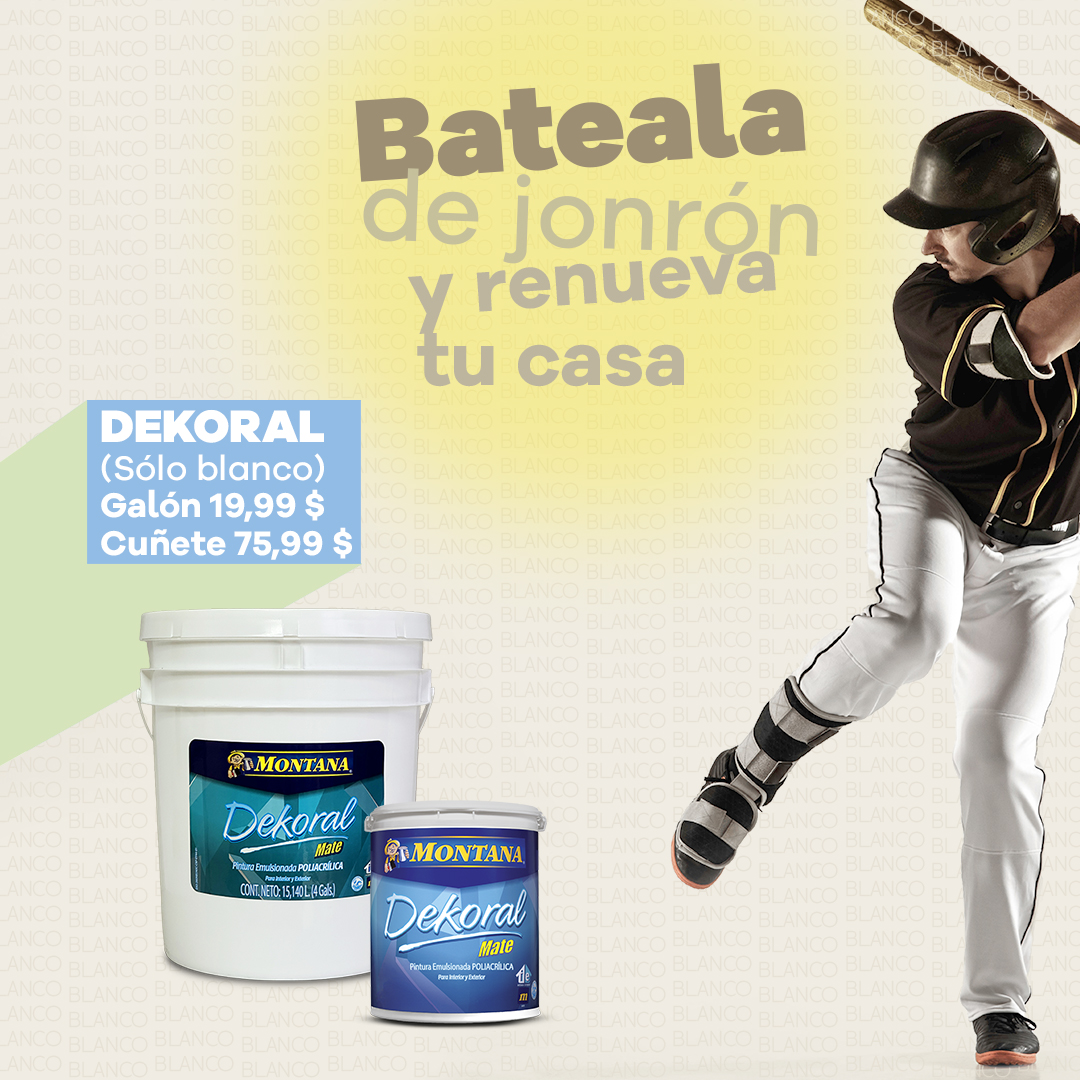 venevision's tweet photo. Esta temporada Dekoralrenueva tu casa con su blanco mate y sus precios insuperables.
DekoralBueno, bonito y blanco…
#Corimon #Pinco #Mate https://t.co/N0npuRO08B