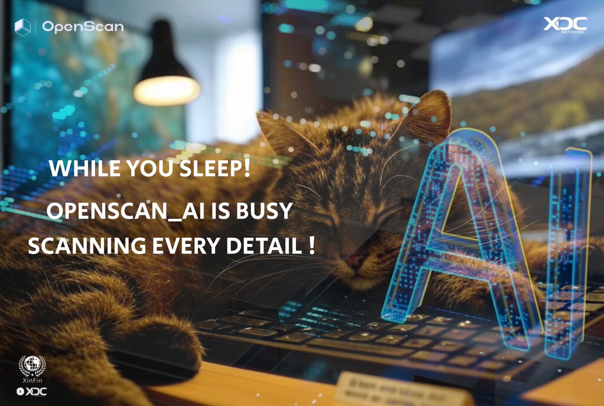 DheerajKhatiya's tweet image. 🚀 While you sleep, OpenScan_AI is hard at work, scanning every detail with precision! 😴🔍 

#AI #OpenScanAI  #Innovation #XDCNetwork #Tech