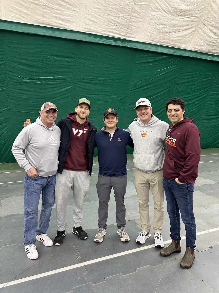 Really appreciated all the Hokies who came out in Richmond to supports us the other day!  Here are a few former Hokies who were there!