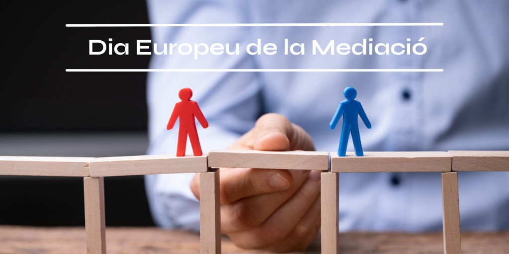 Avui commemorem el #DiaEuropeuMediació.

Un dia per reivindicar la #mediació com una a eina prioritària per a la resolució de #conflictes, ja que es resolen de manera més ràpida, evitant mètodes de confrontació, com la intervenció judicial, i generalment amb un cost econòmic