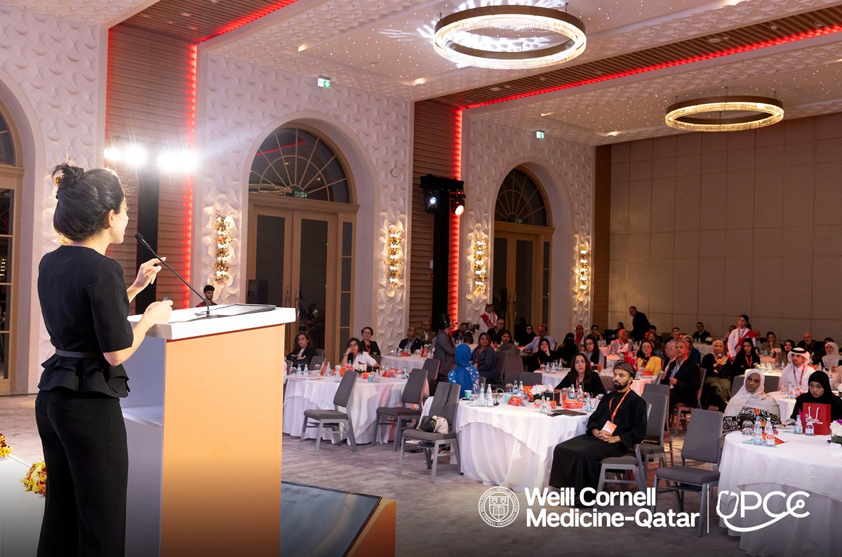 It was a great pleasure having Dr. Diala Steitieh, Assistant Professor of Clinical Medicine at Weill Cornell Medical College, speak on "Common Cardiac Complaints: How Should We Evaluate Them?" at our WCM-Q alumni conference.

Her case-based discussion covered chest pain