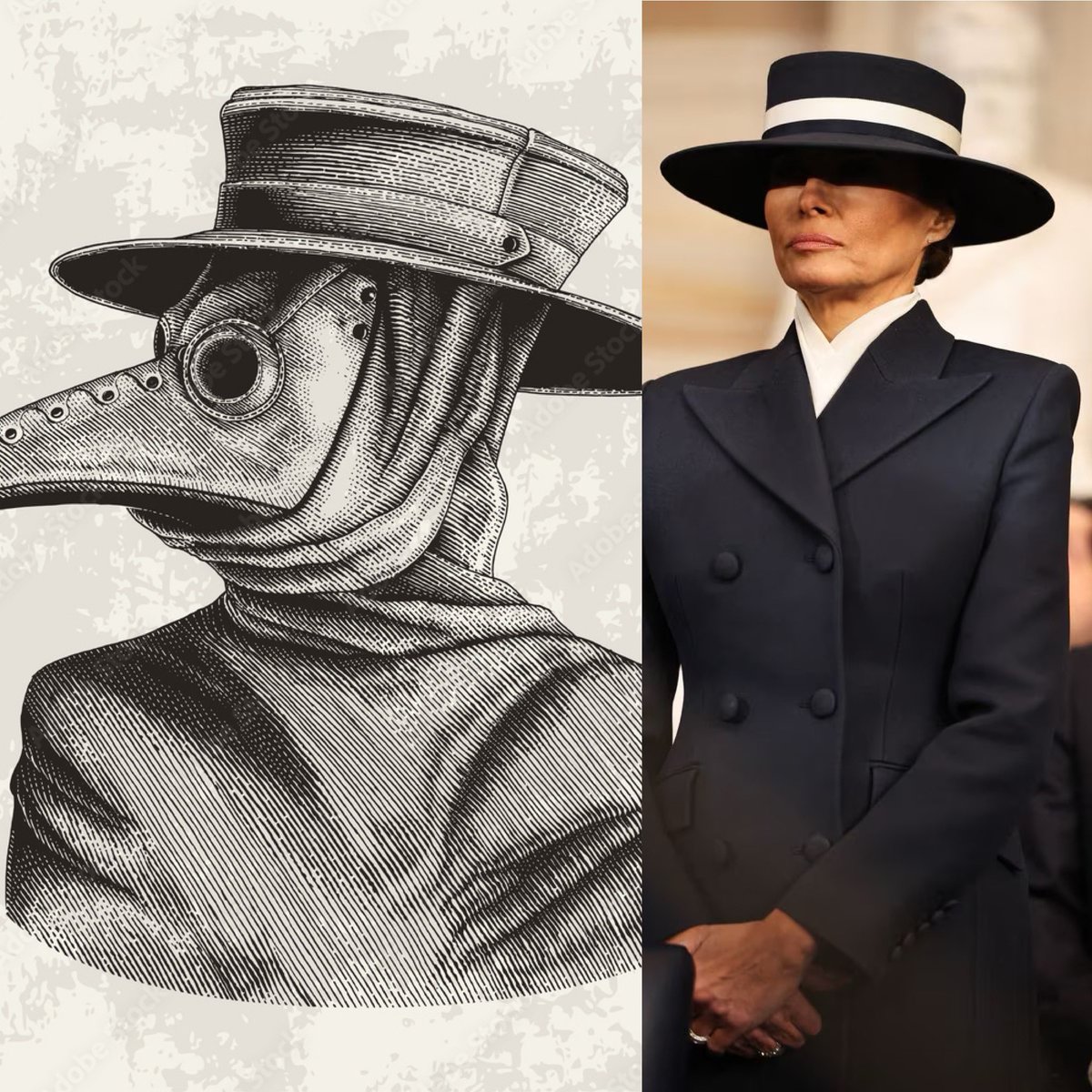 DDENNI's tweet photo. Nailed it! #plague #MelaniaTrump #wearedoomed https://t.co/UsSJ1x9Eem