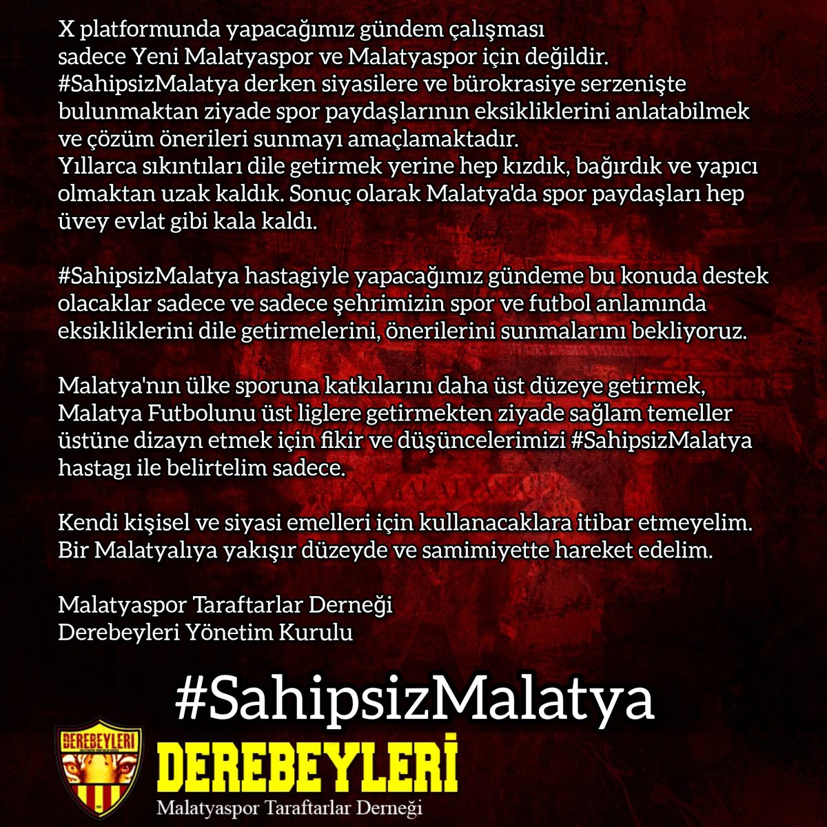 DerebeyleriMTD's tweet photo. ÖNEMLİ!..

#SahipsizMalatya https://t.co/7O0ROB1Vel