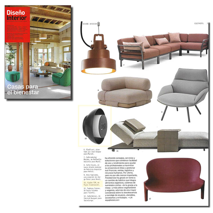 pujoliluminacio's tweet photo. Destacan los apliques de la colección TIM de @pujoliluminacio en la @RDisenoInterior nº378.

Más información en nuestro blog... https://t.co/D4RR2gbQep

#PujolIluminación #TIM #DiseñoInterior #apliques #revista #iluminarias #interiores https://t.co/04HLl52Ak4