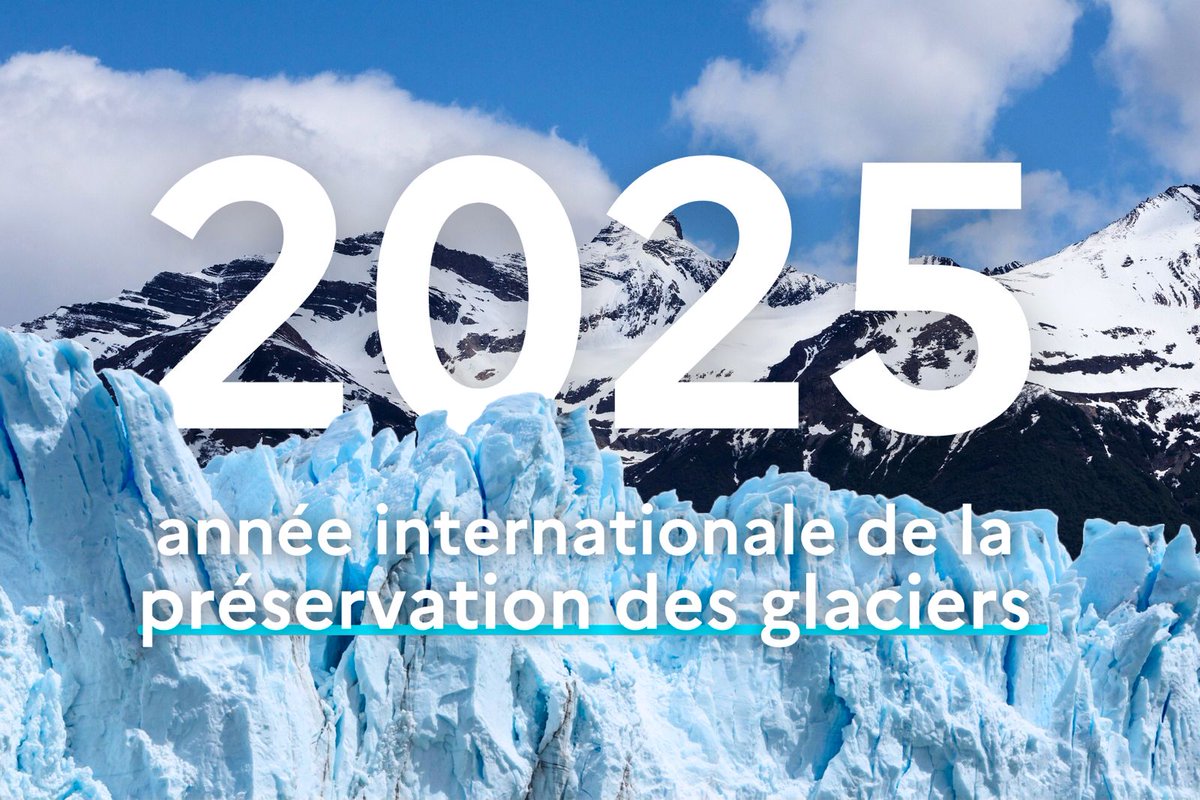 France ONU Genève 🇫🇷🇺🇳 (@franceonugeneve) on Twitter photo Aujourd'hui, <a href="/WMO/">World Meteorological Organization</a> & <a href="/UNESCO/">UNESCO 🏛️ #Education #Sciences #Culture 🇺🇳</a> lancent l'Année internationale de la préservation des glaciers 2025 !
La France est pleinement engagée :
❄️ avec l'Appel de Paris pour les glaciers et les pôles, lancé lors du One Planet-Polar Summit 🌍
❄️ à travers sa Stratégie nationale polaire 🇫🇷 Aujourd'hui, <a href="/WMO/">World Meteorological Organization</a> & <a href="/UNESCO/">UNESCO 🏛️ #Education #Sciences #Culture 🇺🇳</a> lancent l'Année internationale de la préservation des glaciers 2025 !
La France est pleinement engagée :
❄️ avec l'Appel de Paris pour les glaciers et les pôles, lancé lors du One Planet-Polar Summit 🌍
❄️ à travers sa Stratégie nationale polaire 🇫🇷