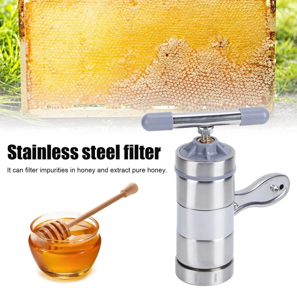 beesforest1's tweet photo. https://t.co/5BvzrOYOuD

🐝 Mini Stainless Steel Honey Extractor – Your Beekeeping Essential! 🐝

🏡 Portable Design: Lightweight and easy to carry.
🔧 Durable Build: High-quality stainless steel for long-term use.

✨ Easy to Clean: Hassle-free maintenance. https://t.co/QOv6YITtOI